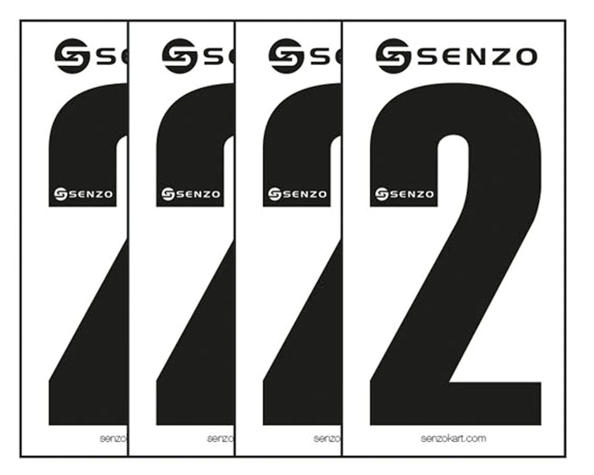 Kart Numbers / 4 Numbers in a packet